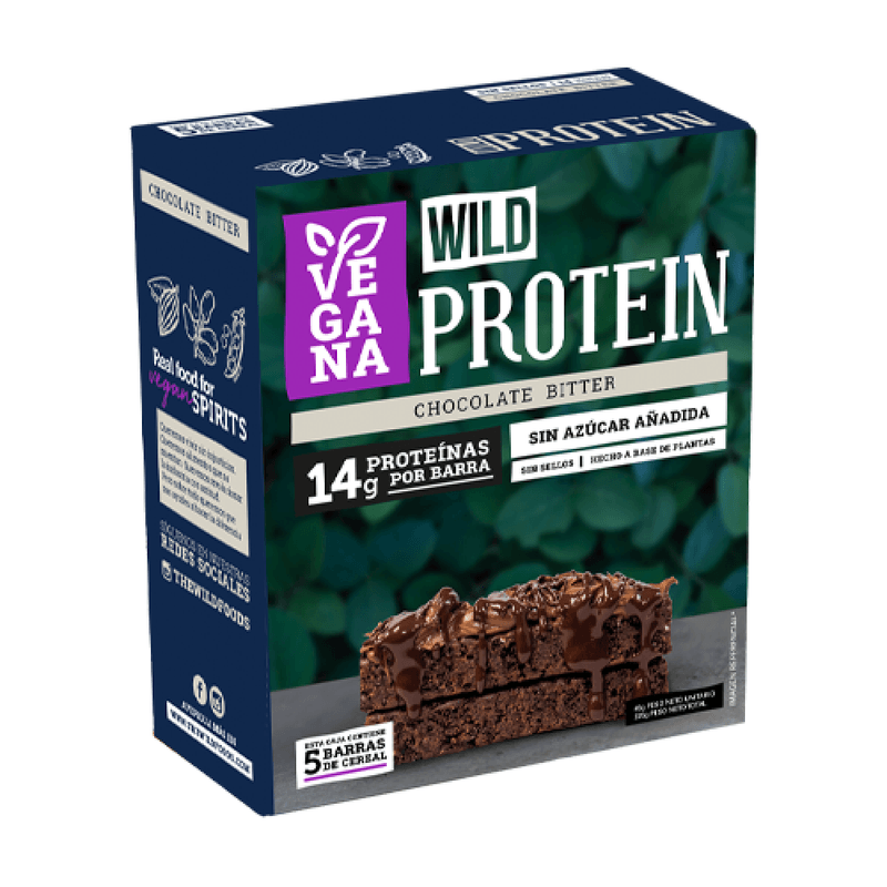 Barra-de-proteina-vegana-Chocolate-bitter-Wild-Protein--5-unidades-