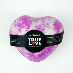 Bath fizzer "True Love" (pink), 115 gr