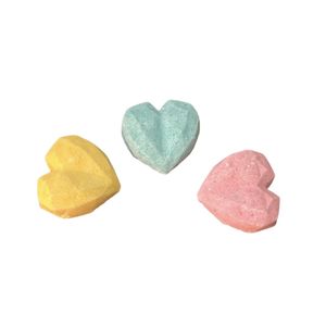 Bomba de baño efervescente modelo - Corazón diamante - Chocolate